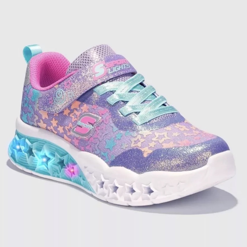 ✨BNWT - S Sport By Skechers Girls' Kortney Star Print Sneakers - Size 3✨